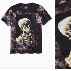Urban outfitters Van Gogh skull shirt